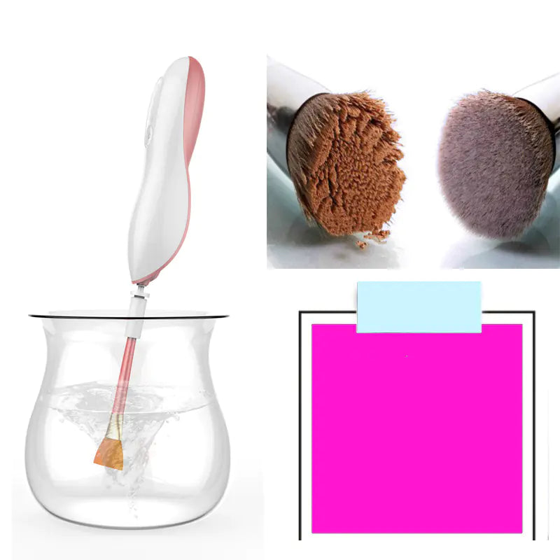 Automatic Electric Makeup Brush Cleaner Tool