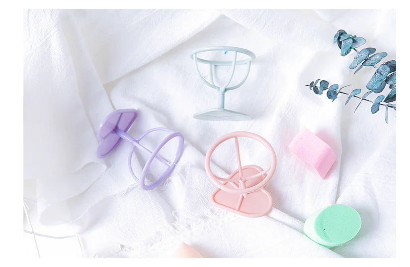Makeup Sponge Organizer with Dustproof Holder