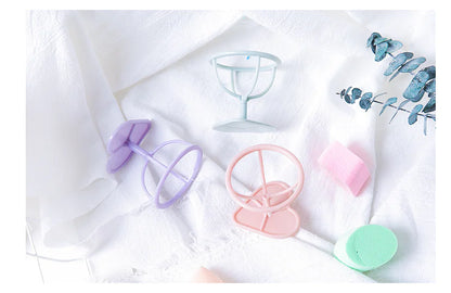 Makeup Sponge Organizer with Dustproof Holder